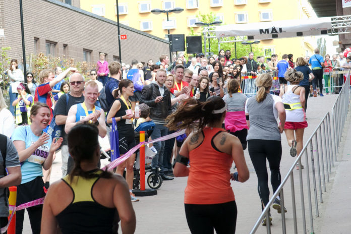 Mot målet Skärholmsloppet Skärholmsloppet