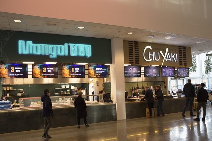 Mongol BBQ och Chu Yaki Mongol BBQ och Chu Yaki i SKHLM foodcourt