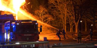 Polisens hypotes om branden i Slättgårdsskolan